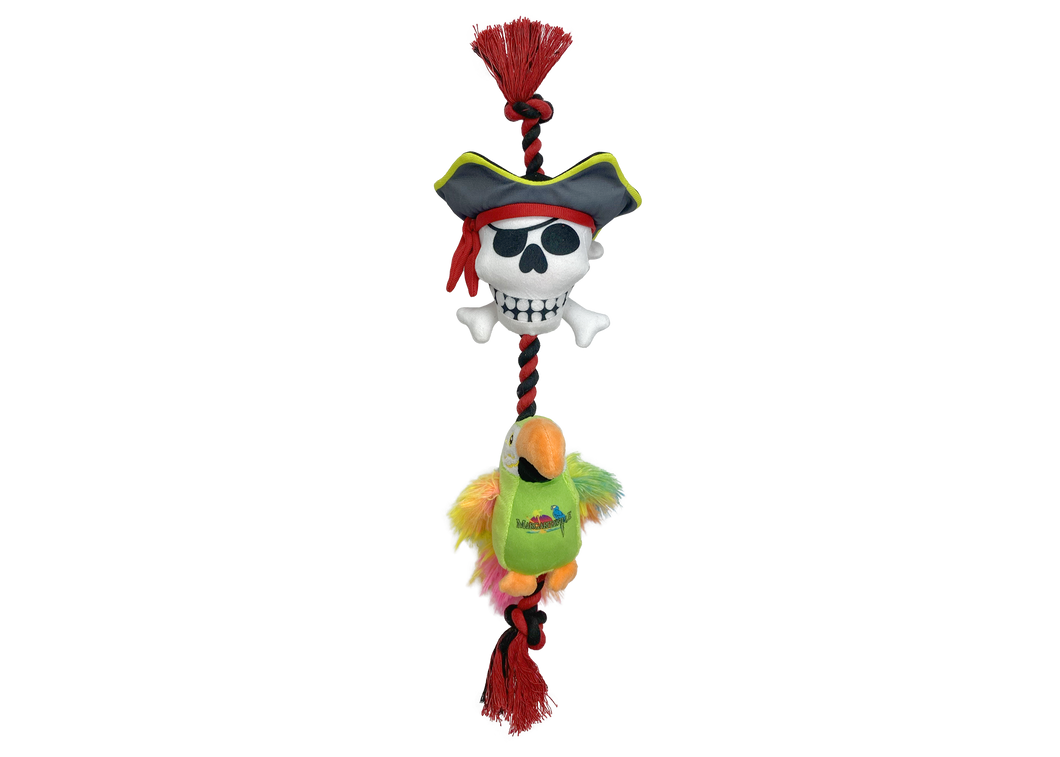 Multipet Margaritaville Pirate and Parrot Rope