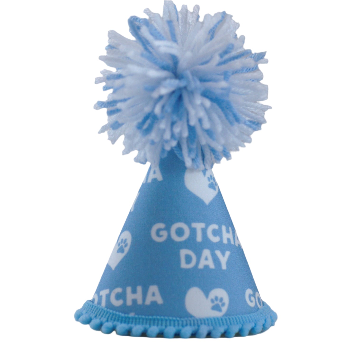 Pup Party Hats Gotcha Day Blue Party Hat: M