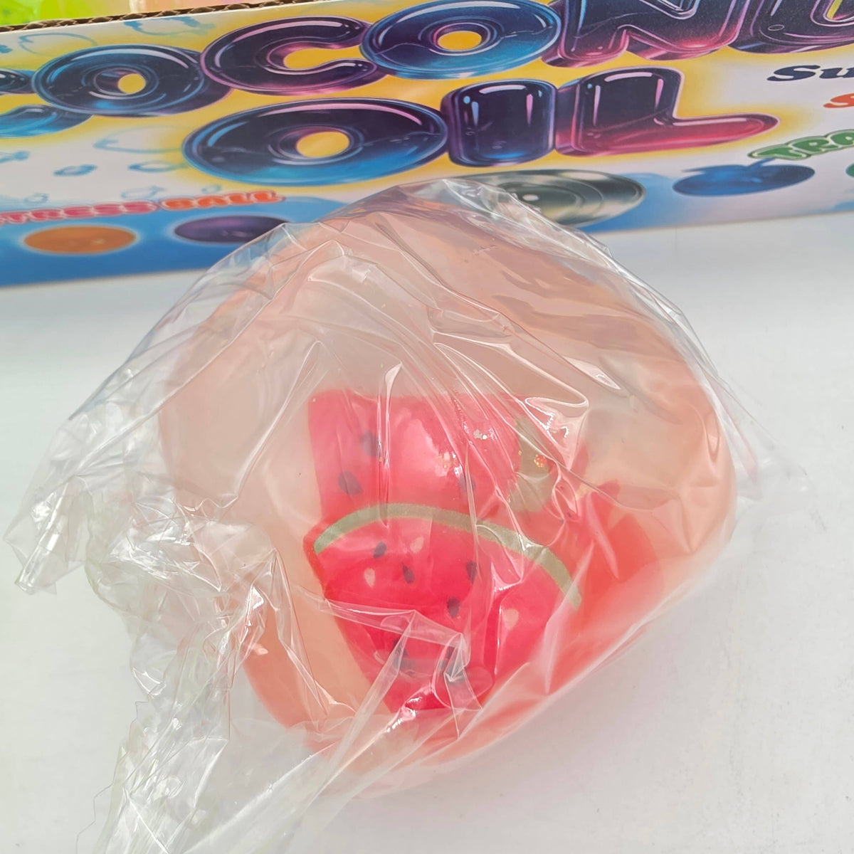 Vaseline Fruit Ball Squishy Toy – Coconut Oil Jelly Squeeze