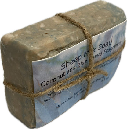 Made 4 Ewe Sheep Milk Soap, Coconut and Blue Agave 5.5 oz