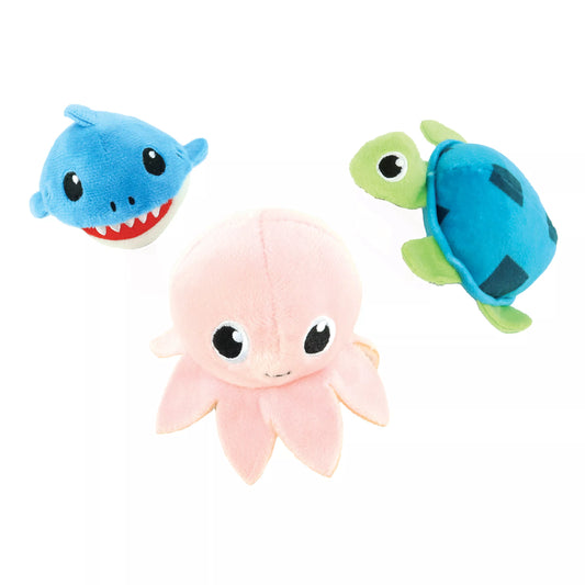Li'l Pals Under The Sea 3 Pack Dog Toy Combo