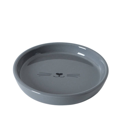 Ozzy Oval Cat Dish: Blue