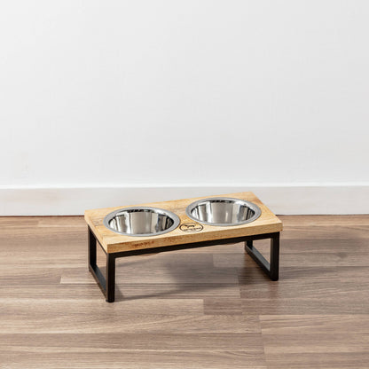 Hearth and Haven Elevated Pet Bowl Set - Modern Design : Large
