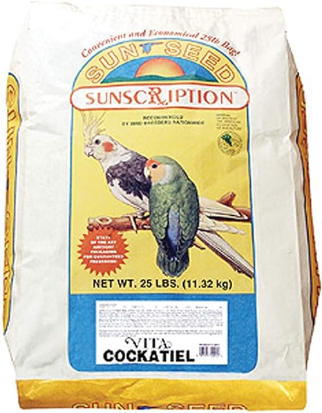 Sunseed Vita Cockatiel 25 LB Bag