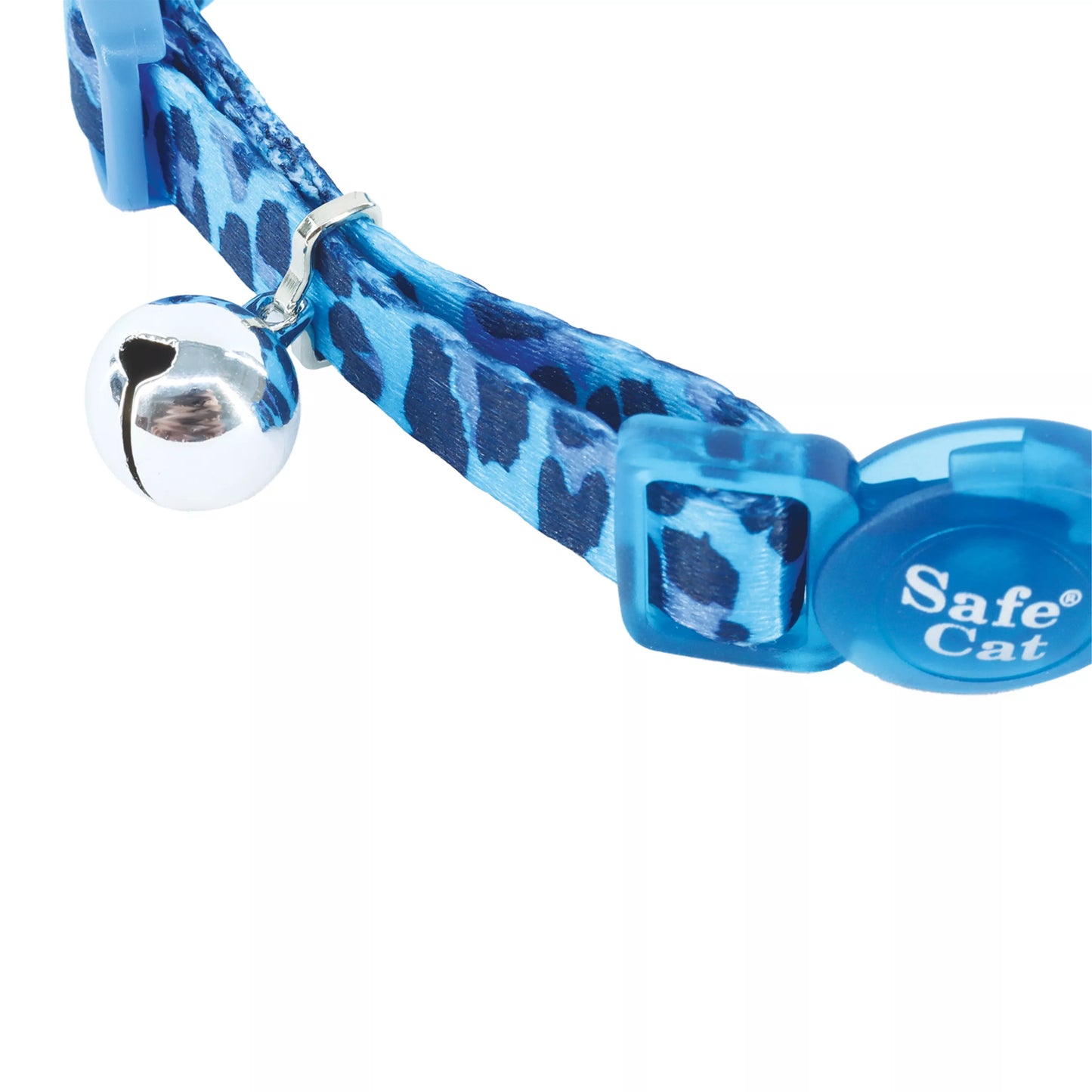 Safe Cat Fashion Adjustable Breakaway Collar, Blue Fish