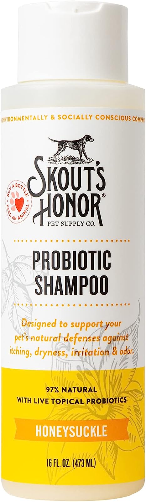 Skout's Honor Dog Probiotic Shampoo + Conditioner Honeysuckle