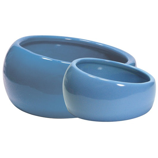 Living World Ergonomic Dish, Small Blue