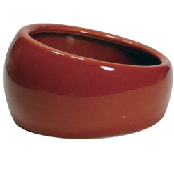 Living World Ergonomic Dish, Small Terra Cotta