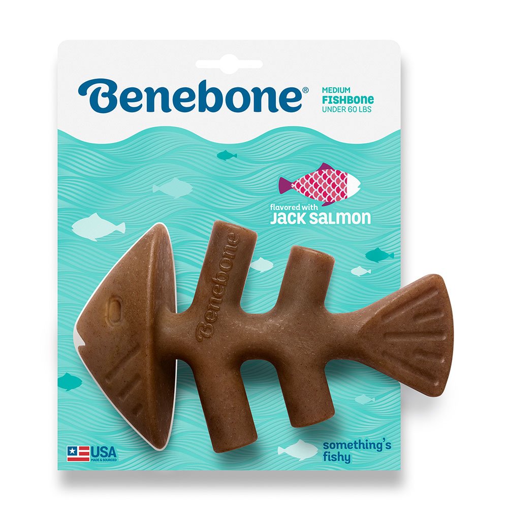 Benebone® Fish Bone Real Jack Salmon Flavor Dog Chew