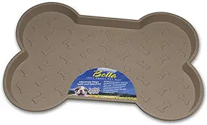 Bella Bone Spill Proof Mat, Large Tan