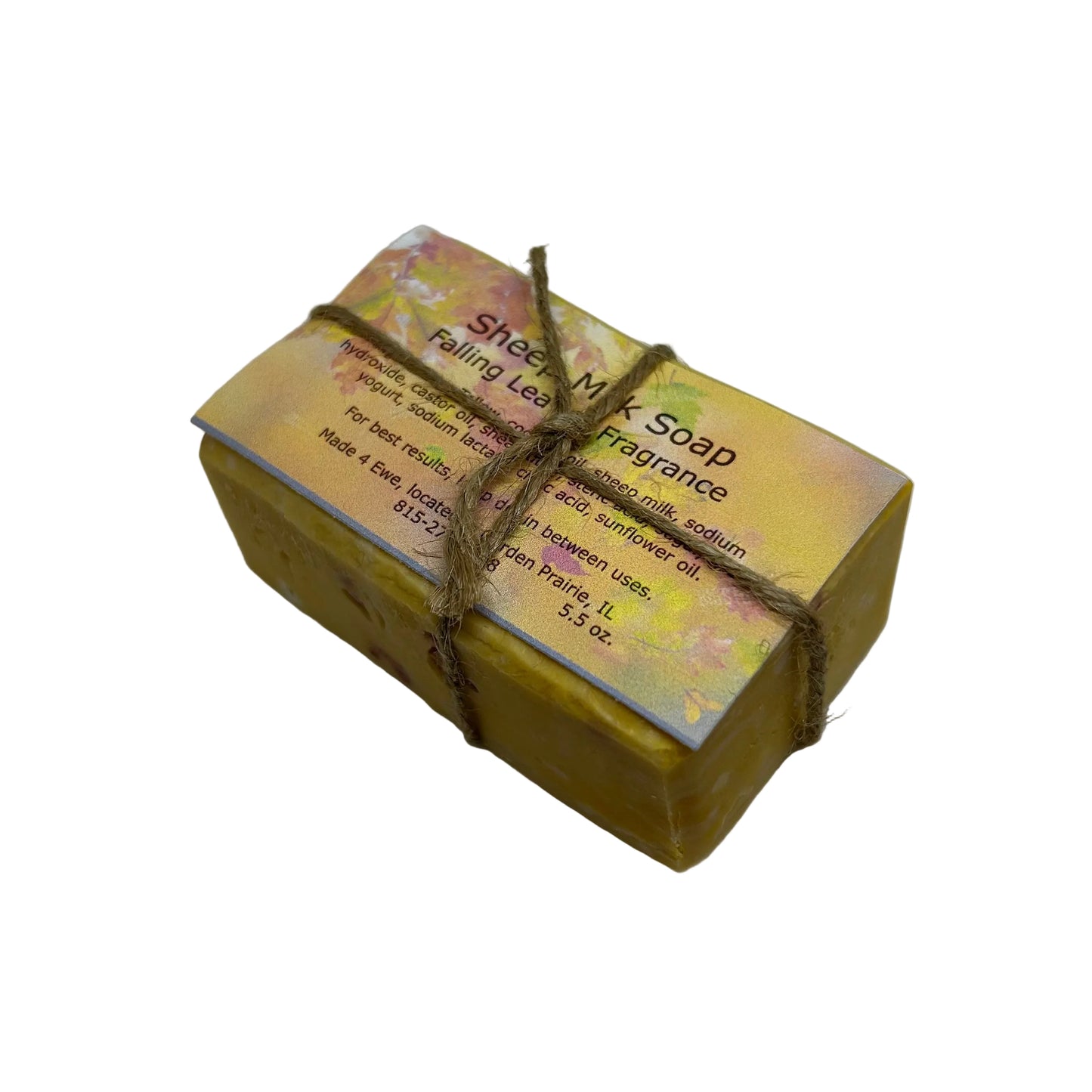 Made 4 Ewe Sheep Milk Soap, Falling Leaves 5.5 oz