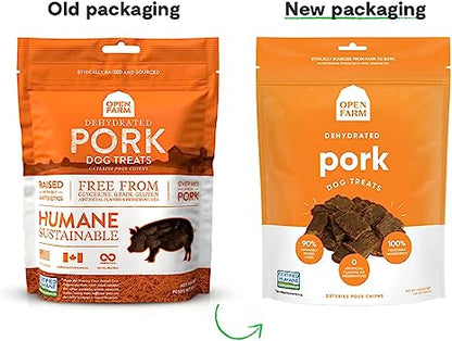 Open Farm Dehydrated Pork Dog Treats 4.5 oz