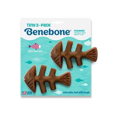 Benebone 2-Pack Fishbone Tiny Dog Chew
