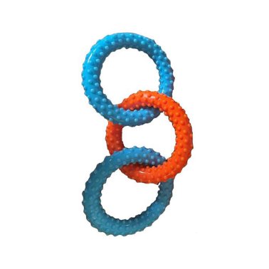 Petcrest Triple Ring Tugger Dog Toy 12"
