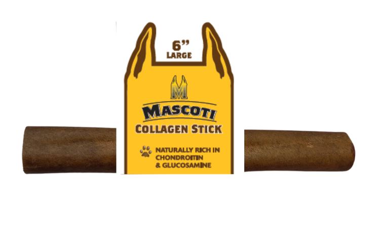 Mascoti 6" Large Smoked Collagen Stick