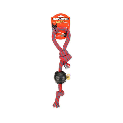 Mammoth Tirebiter Ball with Treat Station & 20" Extra Pull Tug
