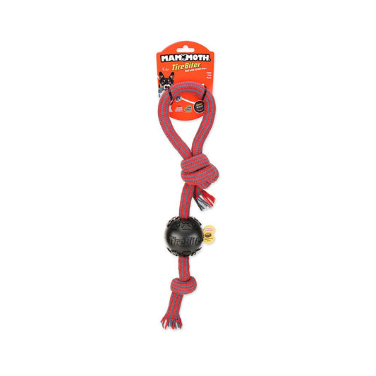 Mammoth Tirebiter Ball with Treat Station & 20" Extra Pull Tug