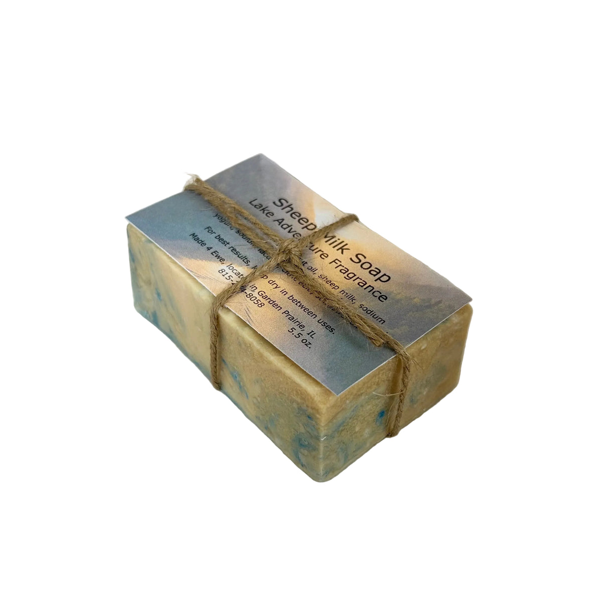 Made 4 Ewe Sheep Milk Soap, Lake Adventure 5.5 oz