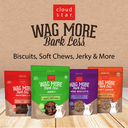Cloud Star Wag More Bark Less Grain-Free Oven Baked with Pumpkin Dog Treats 14 oz