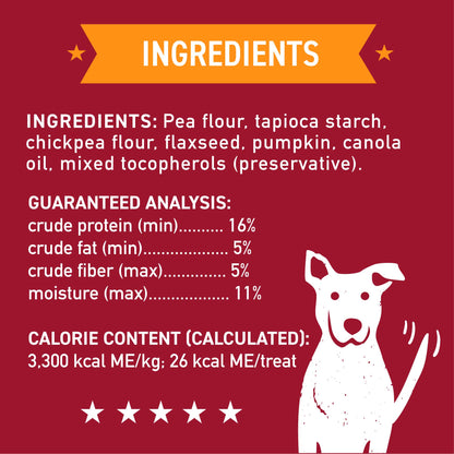 Cloud Star Wag More Bark Less Grain-Free Oven Baked with Pumpkin Dog Treats 14 oz