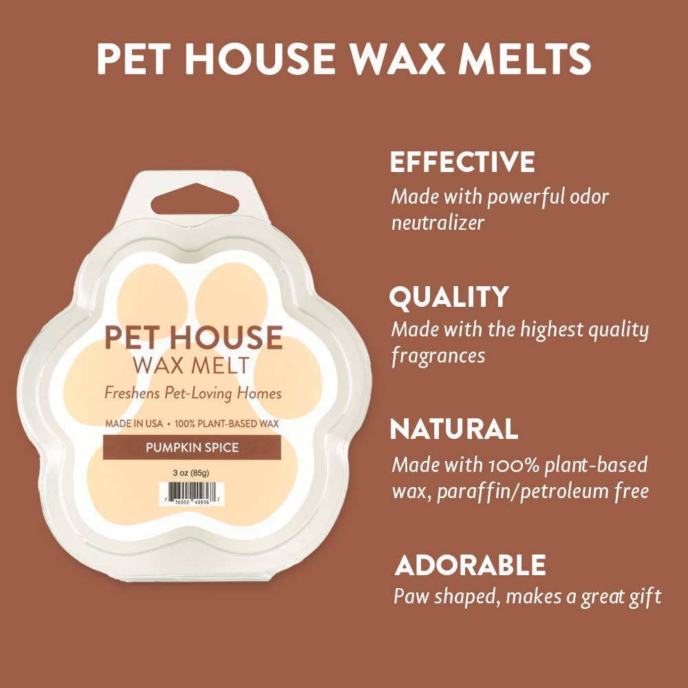 Pet House Pumpkin Spice Wax Melt 3 oz