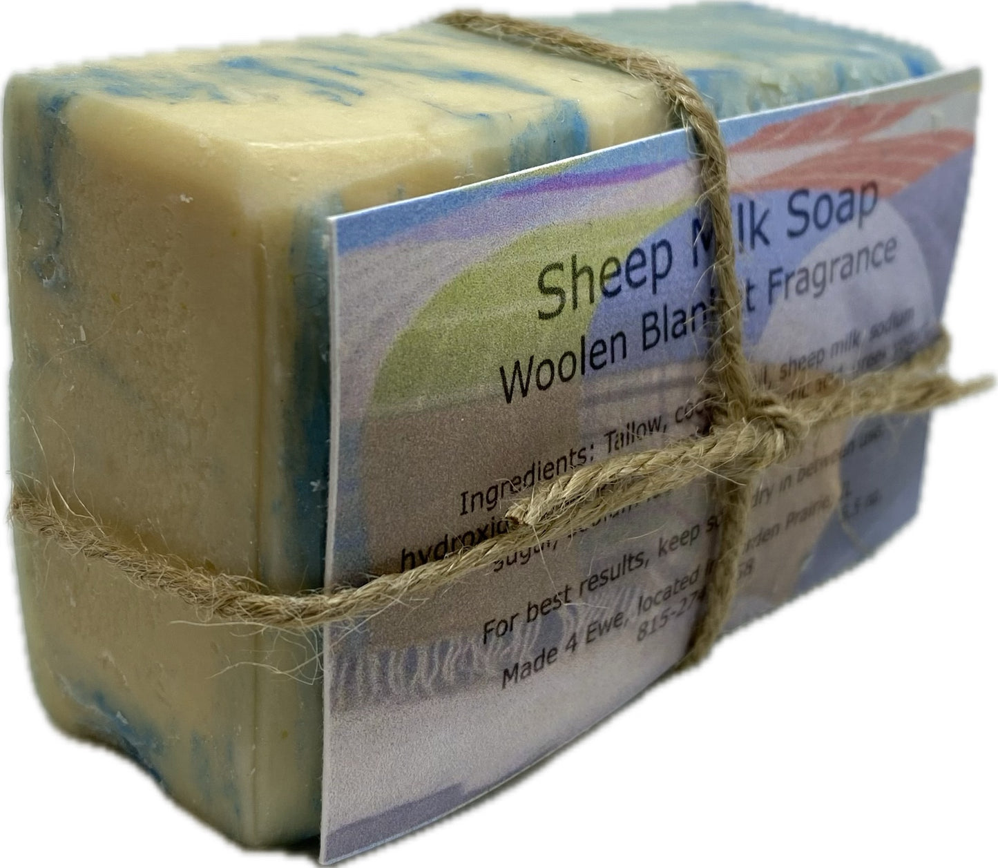 Made 4 Ewe Sheep Milk Soap, Woolen Blanket 5.5 oz