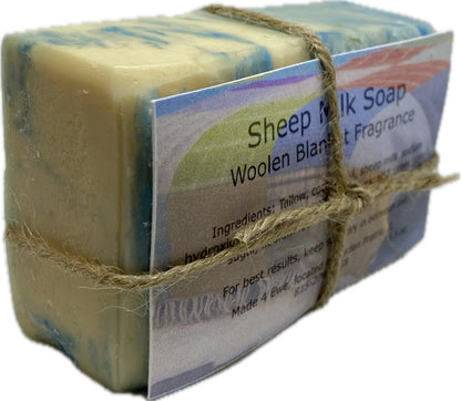 Made 4 Ewe Sheep Milk Soap, Woolen Blanket 5.5 oz