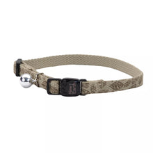 Load image into Gallery viewer, New Earth Printed Soy Breakaway Collar, Olive with Leaves
