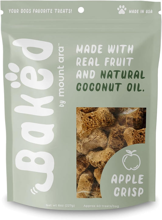 Mount Ara Apple Crisp Baked Dog Treats 6 oz