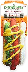 Doggijuana Get the Munchies Refillable Hot Dog Toy