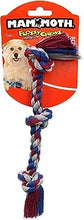 Load image into Gallery viewer, Mammoth Flossy Chews Colored 3 Knot Tug Rope
