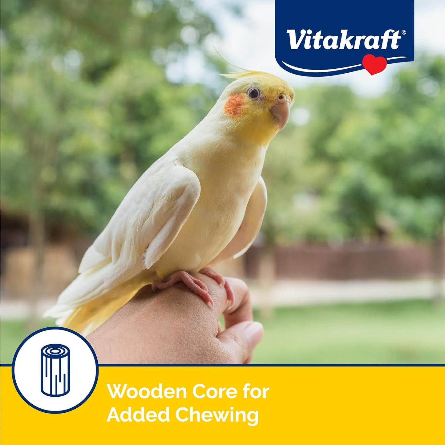 Vitakraft Crunch Sticks Golden Honey Flavor Cockatiel Bird Treat