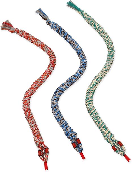 Mammoth SnakeBiter Snake Rope Dog Toy, Medium 28