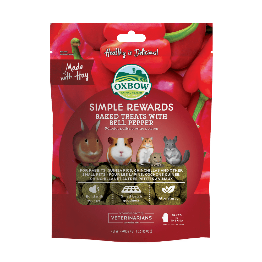 Oxbow Simple Rewards Oven Baked with Bell Pepper Small Animal Treats