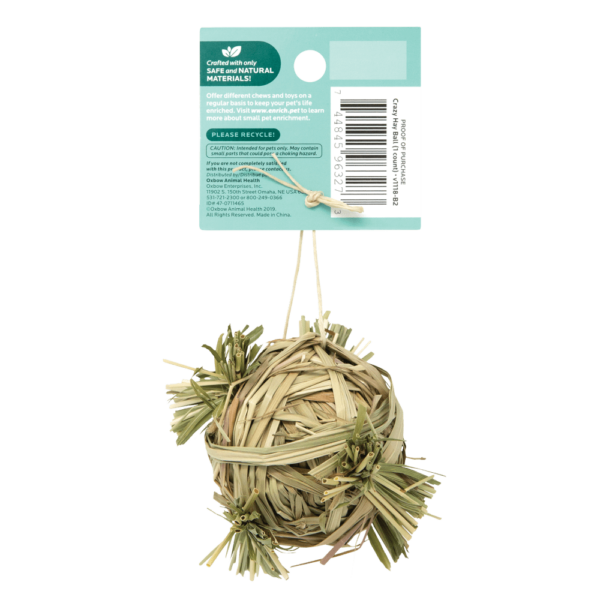 Oxbow Enriched Life Crazy Hay Ball Small Pet Toy