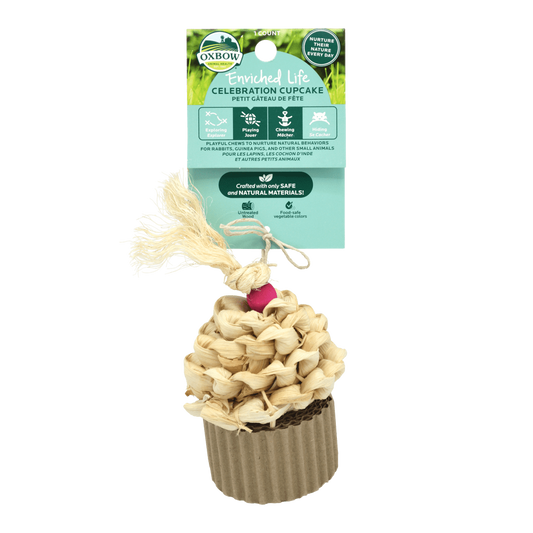 Oxbow Enriched Life Celebration Cupcake Small Pet Toy