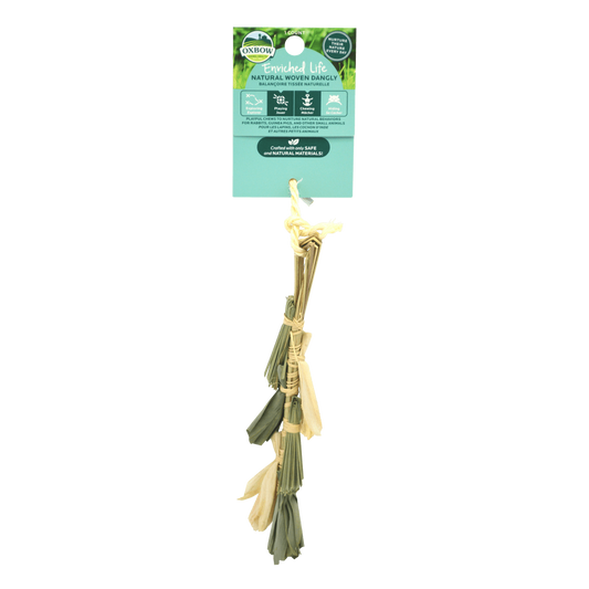 Oxbow Enriched Life Natural Woven Dangly Small Pet Toy