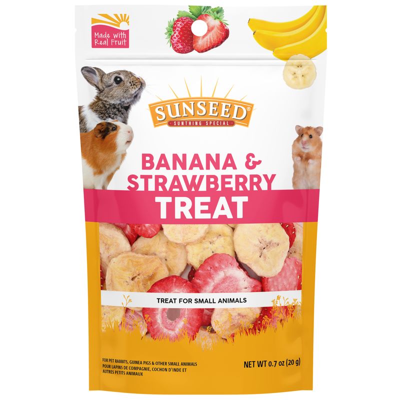 Sunseed Banana & Strawberry Treat for Small Animals