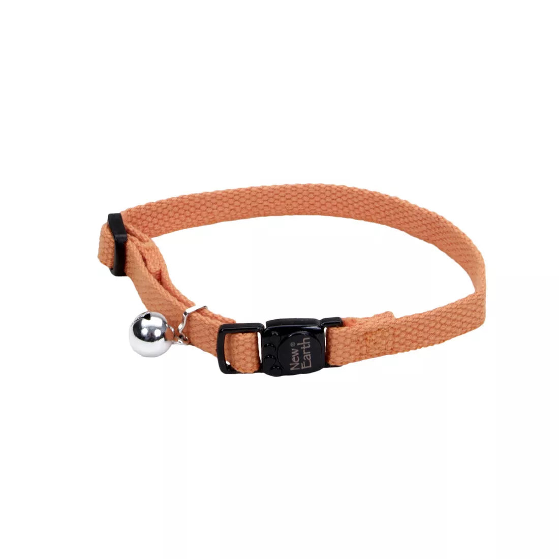 New Earth Soy Adjustable Breakaway Cat Collar, Pumpkin