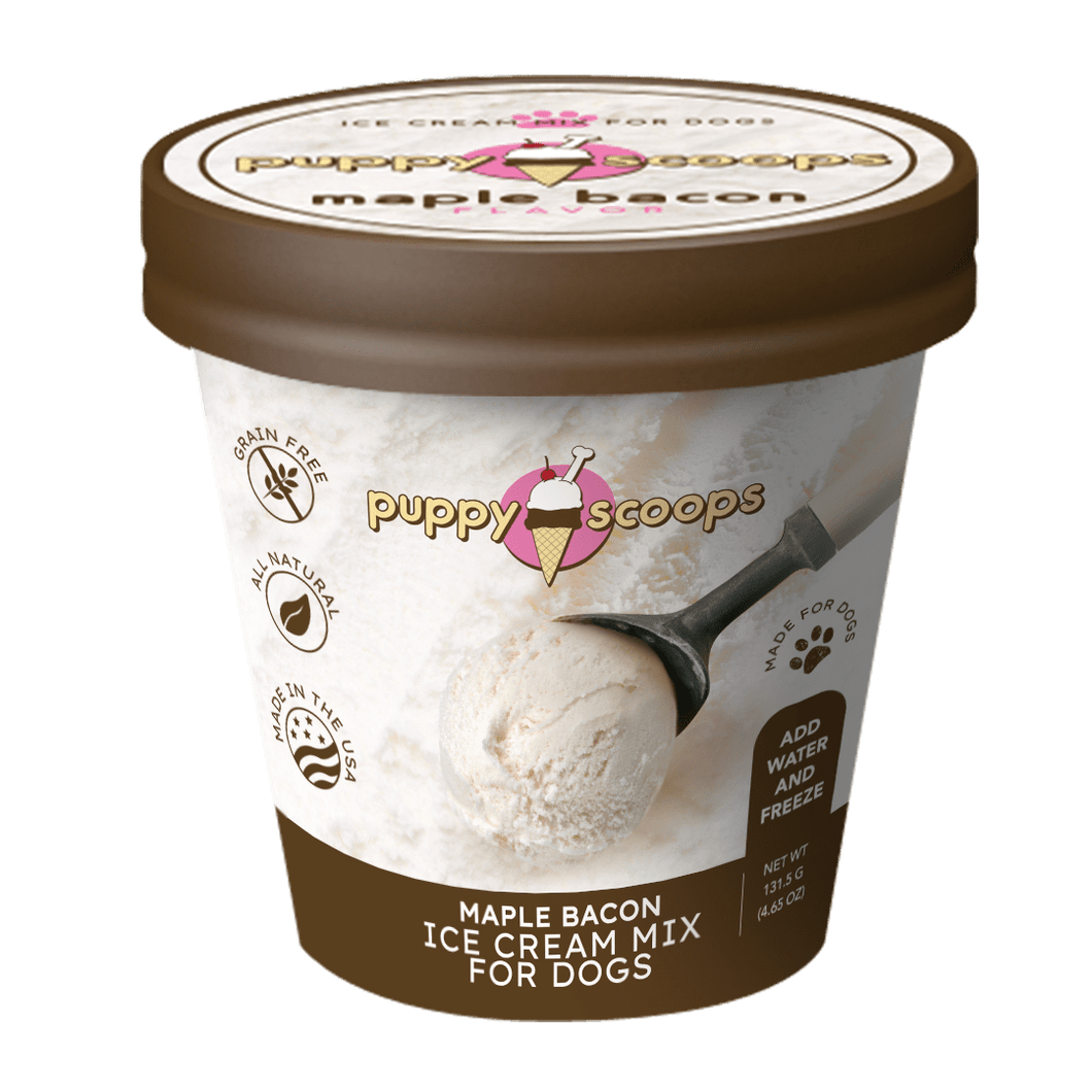 Puppy Cake Maple Bacon Ice Cream Mix for Dogs 4.65 oz