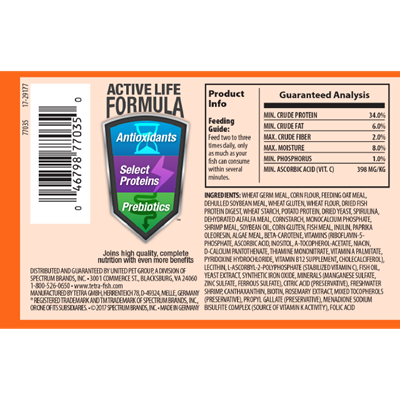 Tetra Goldfish Variety Floating Pellets, 1.87 oz