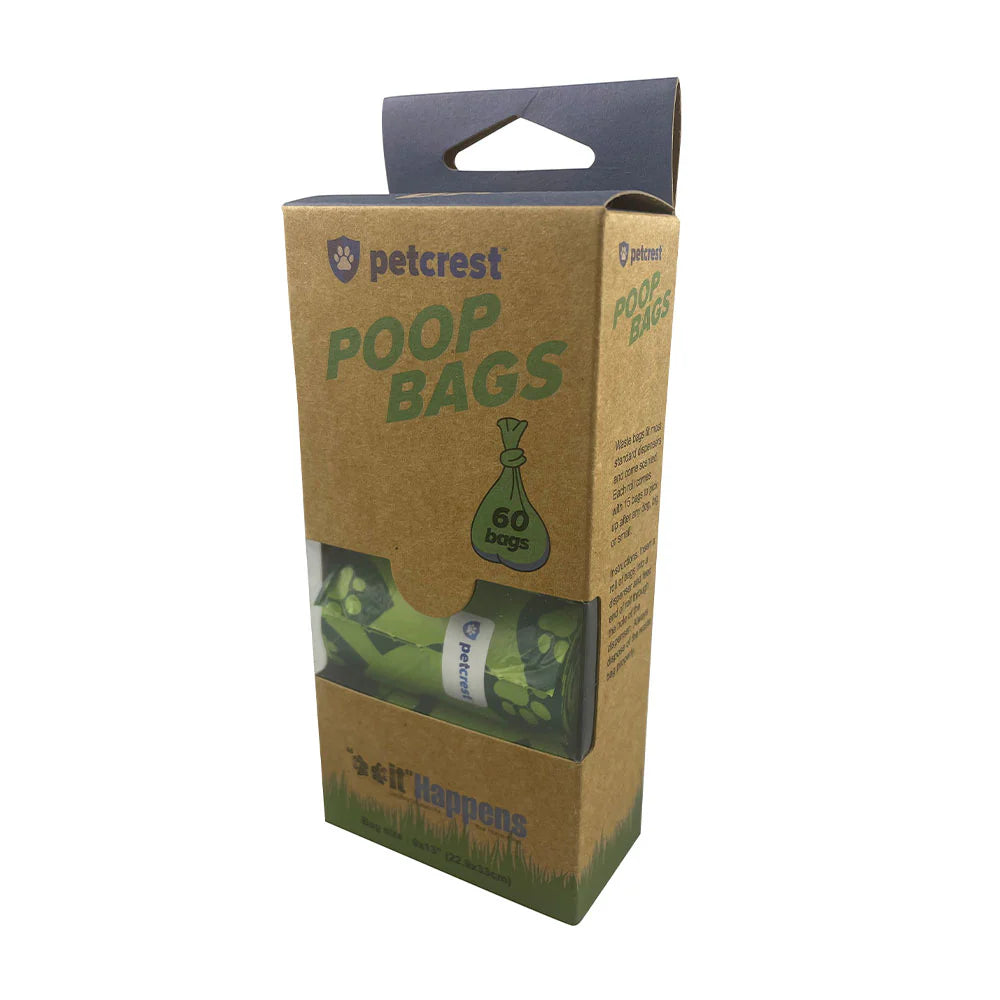 Petcrest Poop Bag Eco Refill 60 Count