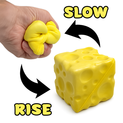 Fun Doh Slow-Rise Cheese Sensory Squishy Toy