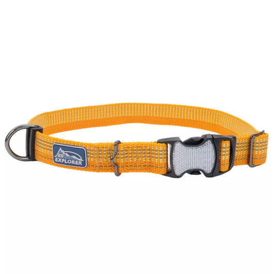 Coastal K9 Explorer Brights Reflective Adjustable Dog Collar Desert