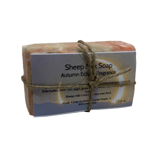 Made 4 Ewe Sheep Milk Soap, Autumn Eclipse 5.5 oz