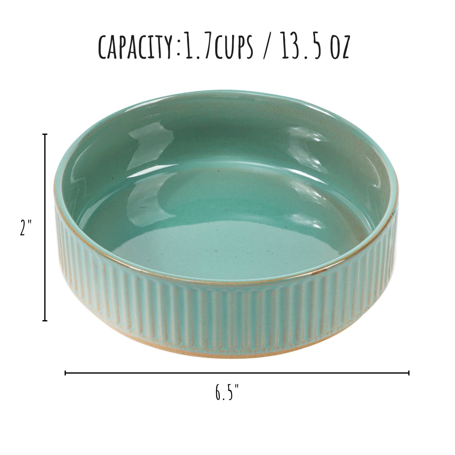 Skandi Pet Bowl: Green / Large
