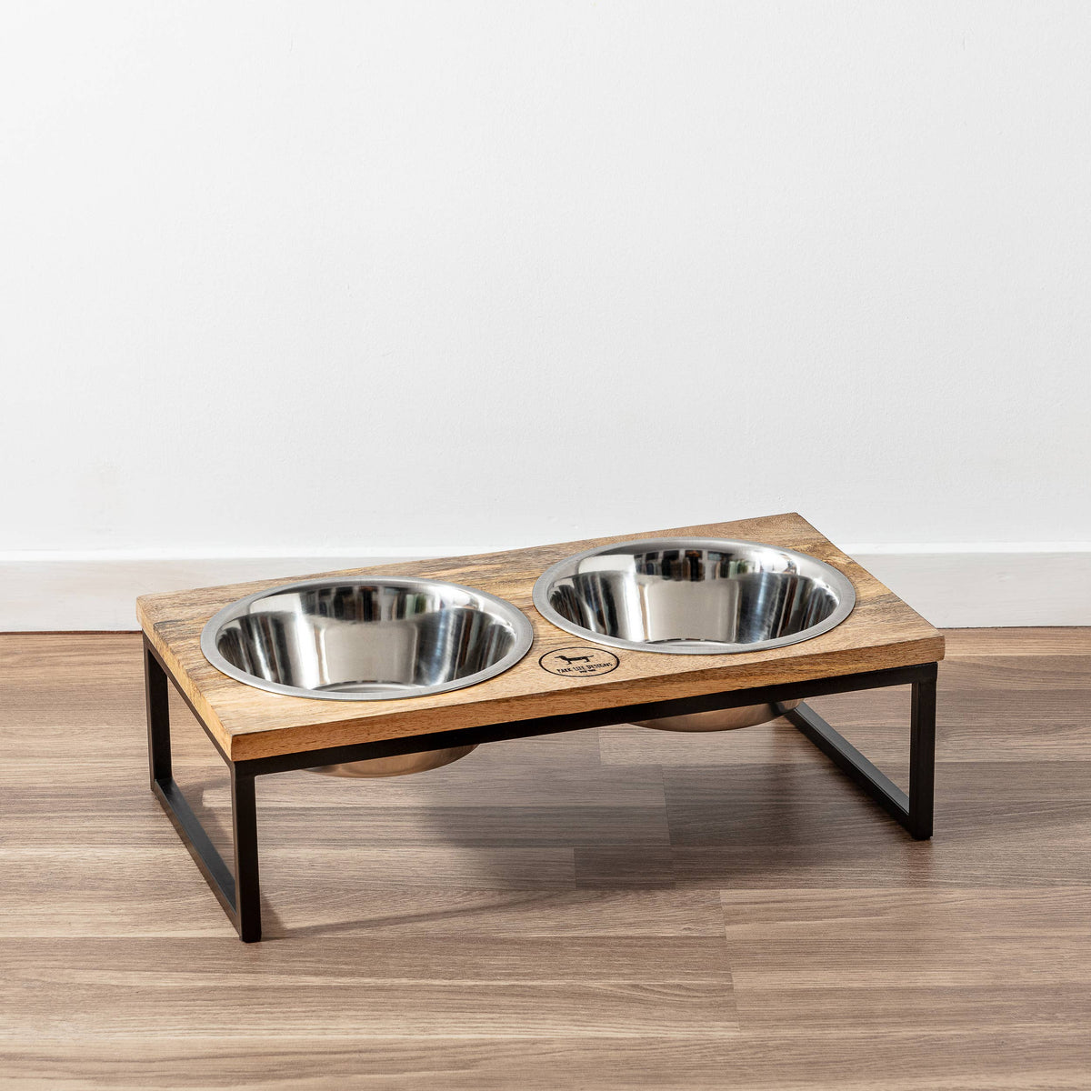 Hearth and Haven Elevated Pet Bowl Set - Modern Design : Small