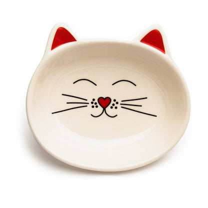 Oscar Cat Dish: Blue