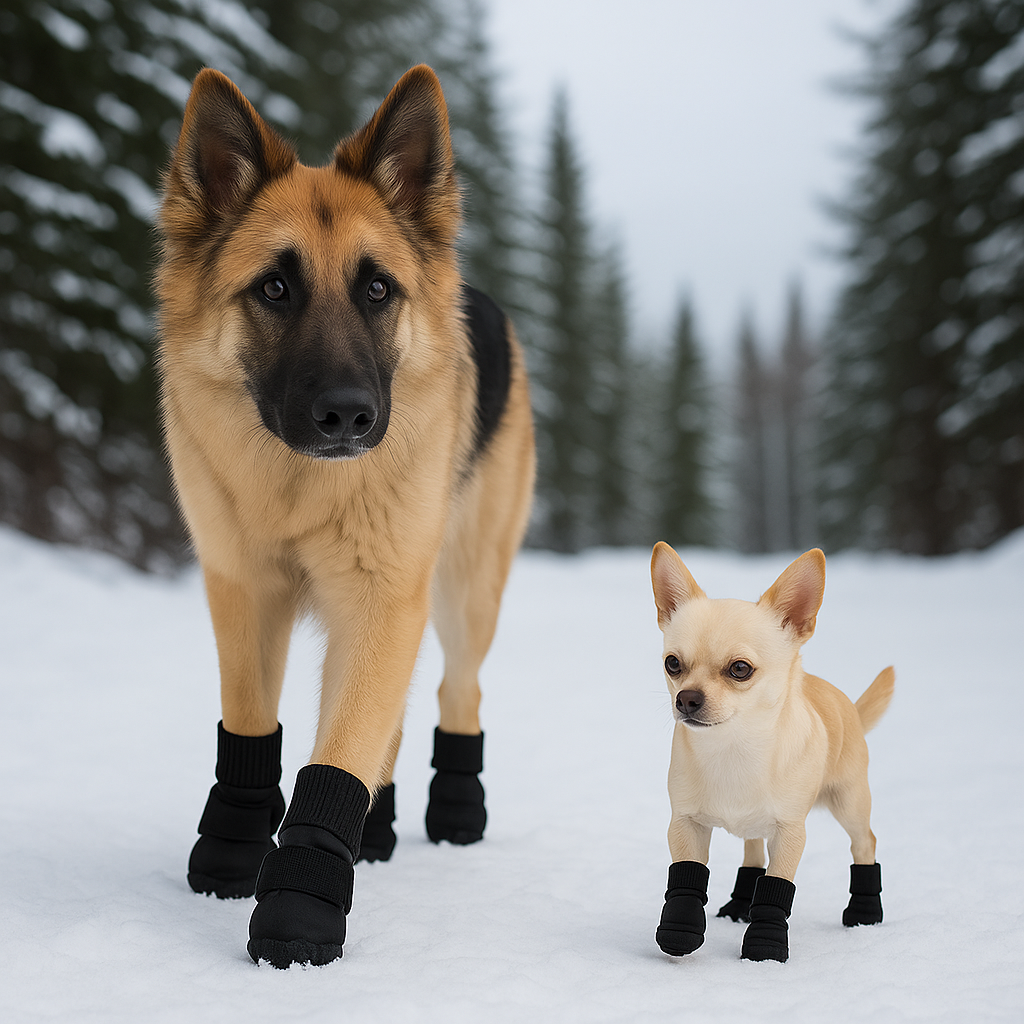 PolarPaws Soft Sole Waterproof Winter Dog Boots: XS