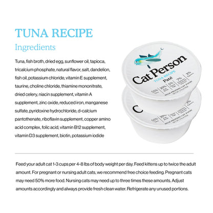 Cat Person by Weruva Tuna Grain-Free Pate Wet Cat Food